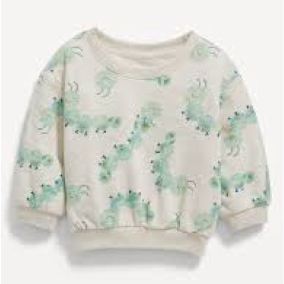 Unisex Printed Crew-Neck Sweatshirt & botton for Baby by Old Navy - Picture 2 of 4